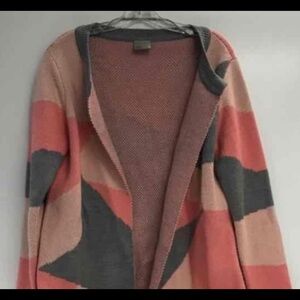 Womens Vero Moda Geometric Print Sweater Jacket Coatigan L
